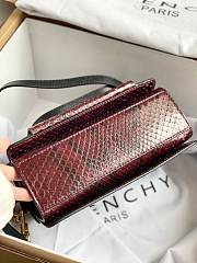 Givenchy Small 21.5 Red Python Skin 10370 - 4