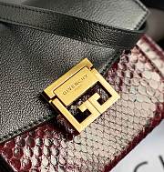 Givenchy Small 21.5 Red Python Skin 10370 - 3