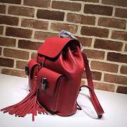 BagsAll Gucci Bamboo Red Backpack 2304 - 5