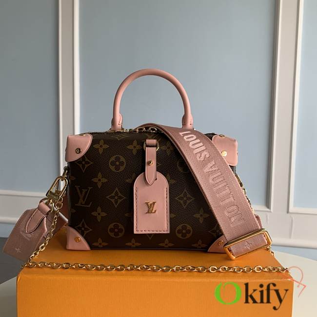 LV Petite Malle Souple 20 Monogram Pink M45392 - 1