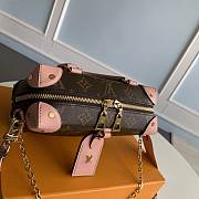 LV Petite Malle Souple 20 Monogram Pink M45392 - 4