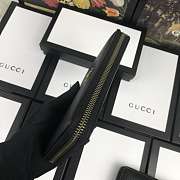 Gucci Long Wallet 19 Black Calf Leather - 4