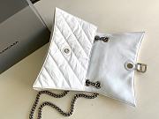 Balenciaga Crush Medium 30 Chain Bag Quilted in White - 5