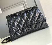 Balenciaga Crush Medium 30 Chain Bag Quilted in Black - 1