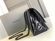 Balenciaga Crush Medium 30 Chain Bag Quilted in Black - 5