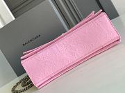 Balenciaga Crush Medium 30 Chain Bag Quilted in Pink - 5
