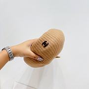 Chanel beige wool beret painter hat - 2