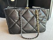 Chanel 19 Shopping Bag 41 Black Lambskin - 3