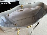 Chanel 19 Shopping Bag 41 Gray Lambskin - 2