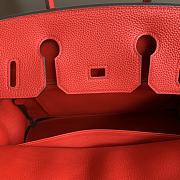 Hermès Birkin Togo Red/ Gold 25cm - 4