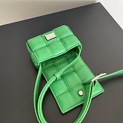 Bottega Veneta Mini Padded Cassette Green Lambskin 10453 - 3