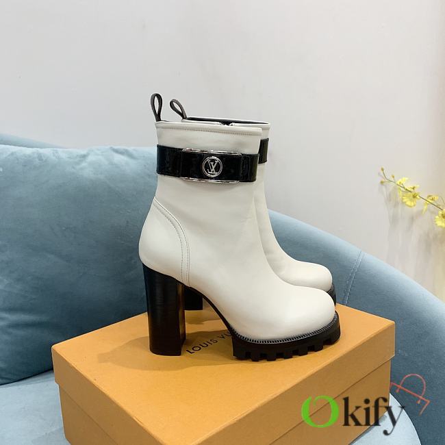 LV Star Trail Ankle Boots White 10477 - 1