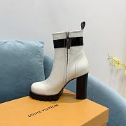 LV Star Trail Ankle Boots White 10477 - 3