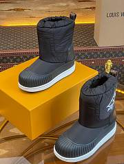 Louis Vuitton Polar Flat Half Boot Black 1A85QD - 3