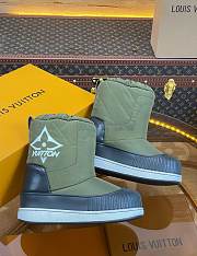 Louis Vuitton Polar Flat Half Boot Olive Green 1A85QD - 4