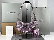 Balenciaga Le Cagole XS Purple Material Lambskin 5554 - 1