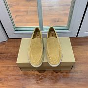 Loro Piana Men Walk Loafers Beige Suede - 3