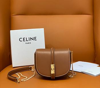 Celine WOC 17 in Brown Leather