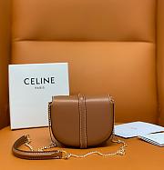 Celine WOC 17 in Brown Leather - 4