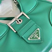 Prada Moon 22.5 Green Leather Bag 1BA381  - 6