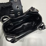 Prada Moon 22.5 Black Leather Bag 1BA381 - 2