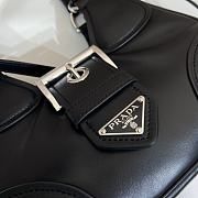 Prada Moon 22.5 Black Leather Bag 1BA381 - 5