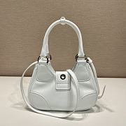 Prada Moon 22.5 White Leather Bag 1BA381 - 2