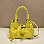 Prada Moon 22.5 Yellow Leather Bag 1BA381 - 1