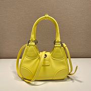 Prada Moon 22.5 Yellow Leather Bag 1BA381 - 2