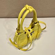 Prada Moon 22.5 Yellow Leather Bag 1BA381 - 6