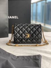 Chanel Mini Flap Bag 20 Black Lambskin  - 1