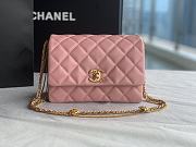 Chanel Mini Flap Bag 20 Pink Lambskin - 1