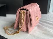 Chanel Mini Flap Bag 20 Pink Lambskin - 6