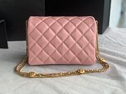 Chanel Mini Flap Bag 20 Pink Lambskin - 4