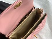 Chanel Mini Flap Bag 20 Pink Lambskin - 3