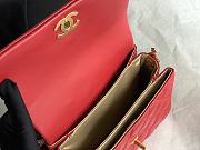Chanel Mini Flap Bag 20 Red Lambskin - 3