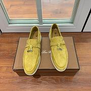 Loro Piana Men Walk Loafers Yellow Suede 10602 - 2