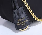 Prada Re-Edition 2005 Re-Nylon Bag Black/Gold 1BH204 - 4