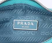 Prada Re-Edition 2005 Re-Nylon Bag Blue turquoise/Silver 1BH204 - 2