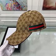Original GG canvas baseball hat with Web 10617 - 1