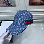 Original GG canvas baseball hat with Web 10620 - 1