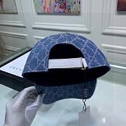 Original GG canvas baseball hat with Web 10621 - 2
