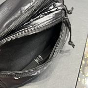 YSL Nuxx Crossbody Bag 26 in Nylon Black 5073  - 4