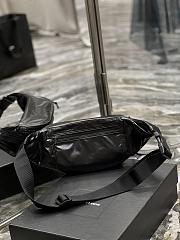 YSL Nuxx Crossbody Bag 26 in Nylon Black 5073  - 3
