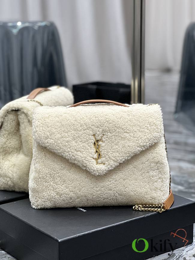 YSL LouLou Large 30 Shearling  - 1