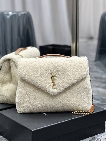YSL LouLou Large 30 Shearling 
