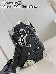 LV Side Trunk 21 Fashion Leather Black  - 2