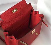 Hermès Kelly Ado Backpack 22 Red Togo - 2