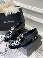 Chanel 19 Shoes Black Shiny 10655 - 6