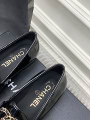 Chanel 19 Shoes Black Shiny 10655 - 4